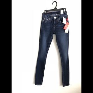 NWT True Religion Skinny Girls Jeans Size 23